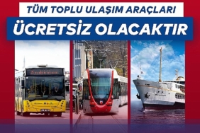 6 Ekim'de toplu ulaşım ücretsiz