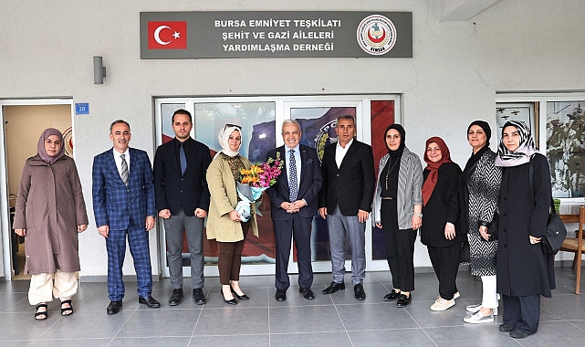 Başkan Özdemir şehit yakınlarını ve gazileri ziyaret etti